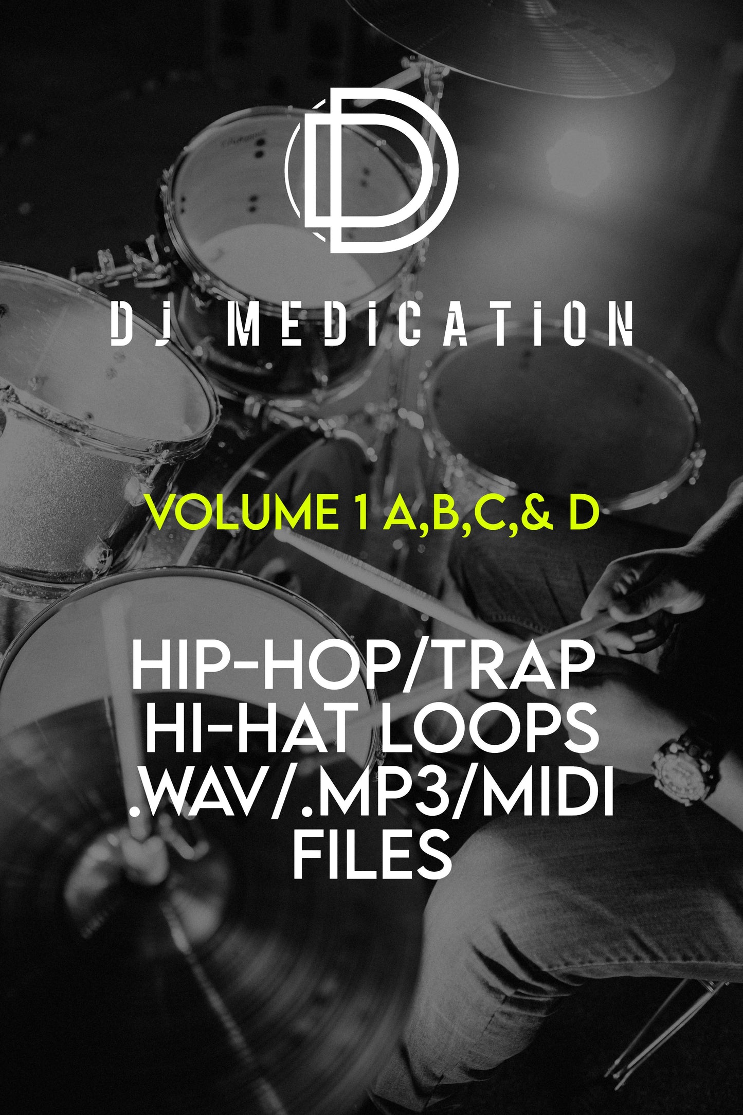 Hip-Hop/Trap Hi-Hat Loops Volume 1A,1B,1C, AND 1D